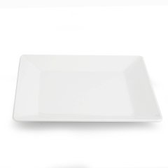 Polikarbonat Kare Tabak 18 cm X 18 cm   40 Adet