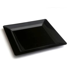 Kristal Kare Tabak 22 cm 100 Adet