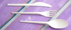 PLA Compostable Kaşık  2000 ADET  %100 Bitki Bazlı
