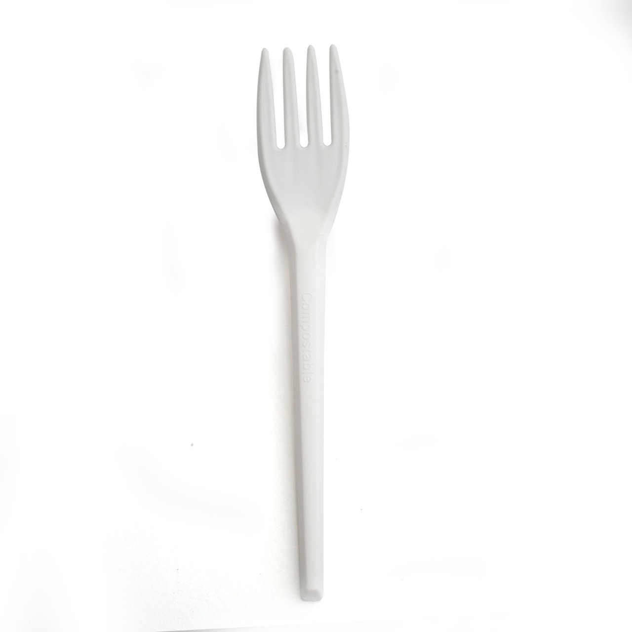 PLA COMPOSTABLE ÇATAL 100 ADET %100 BİTKİ BAZLI