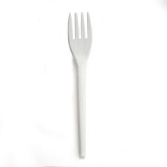 PLA COMPOSTABLE ÇATAL 100 ADET %100 BİTKİ BAZLI