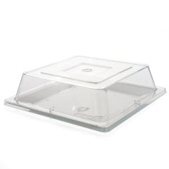 Polikarbonat Tabak Kapağı 27x27 Kare 6 Adet